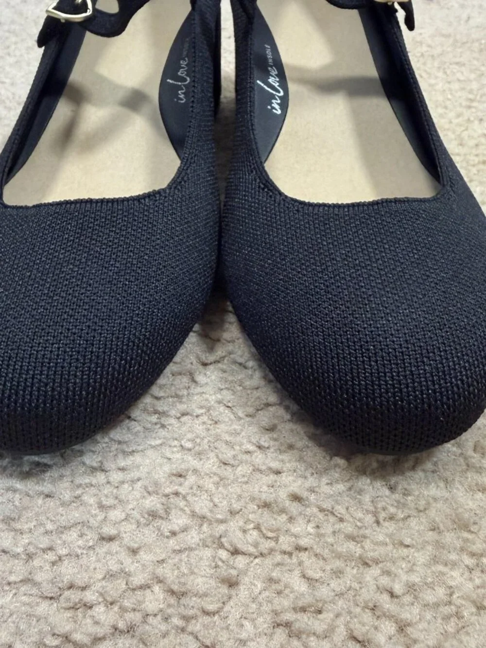 Rothy's Mary Jane Heels Size 10.5 Black Work Office Career Business Sustainable - Picture 4 of 15